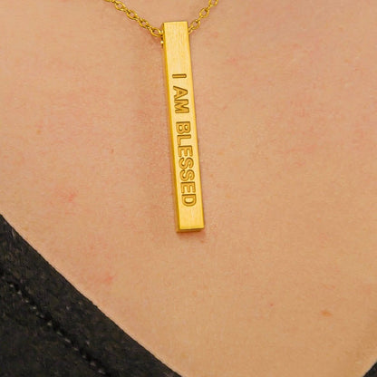 self affirmation necklace