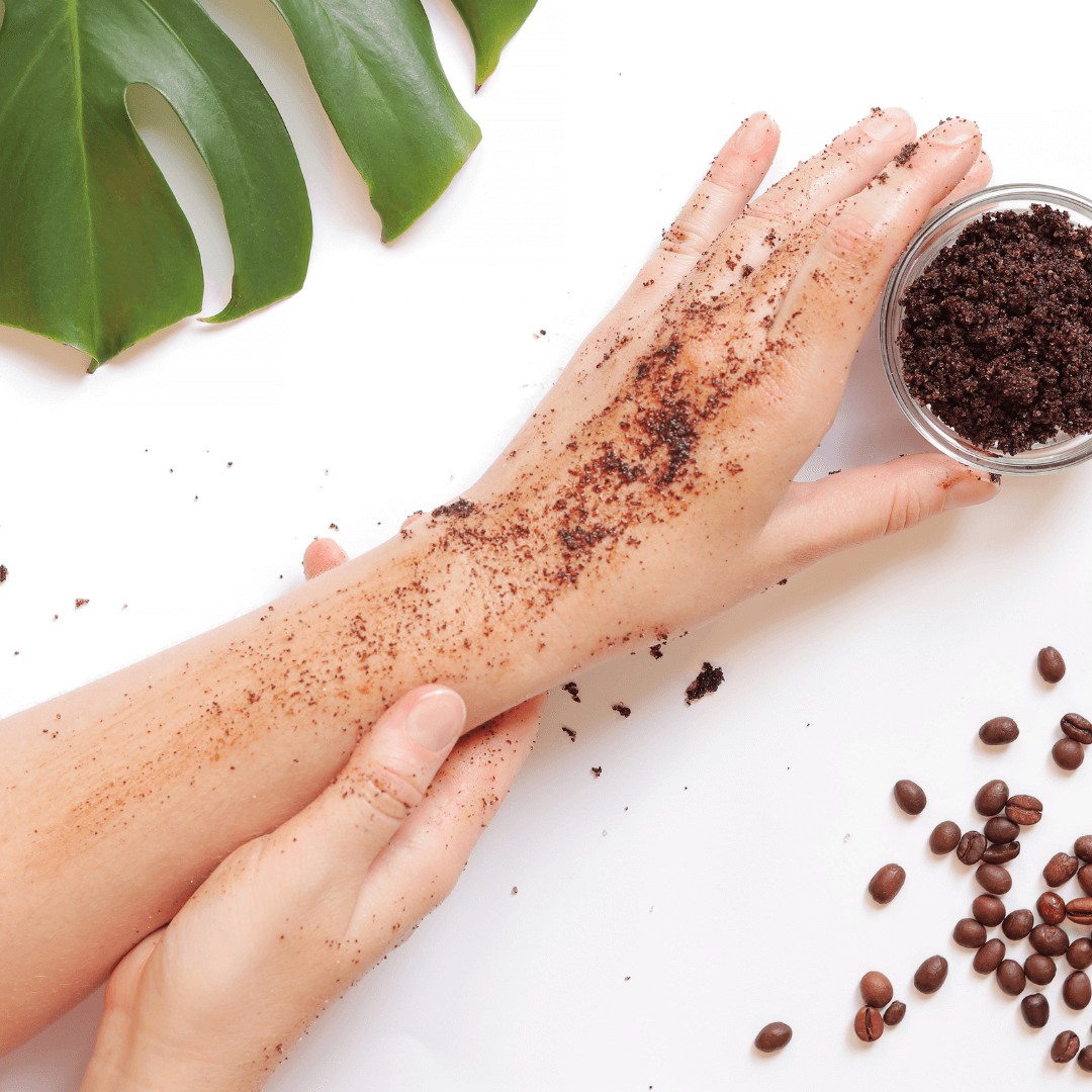 coffee exfoliating scrub