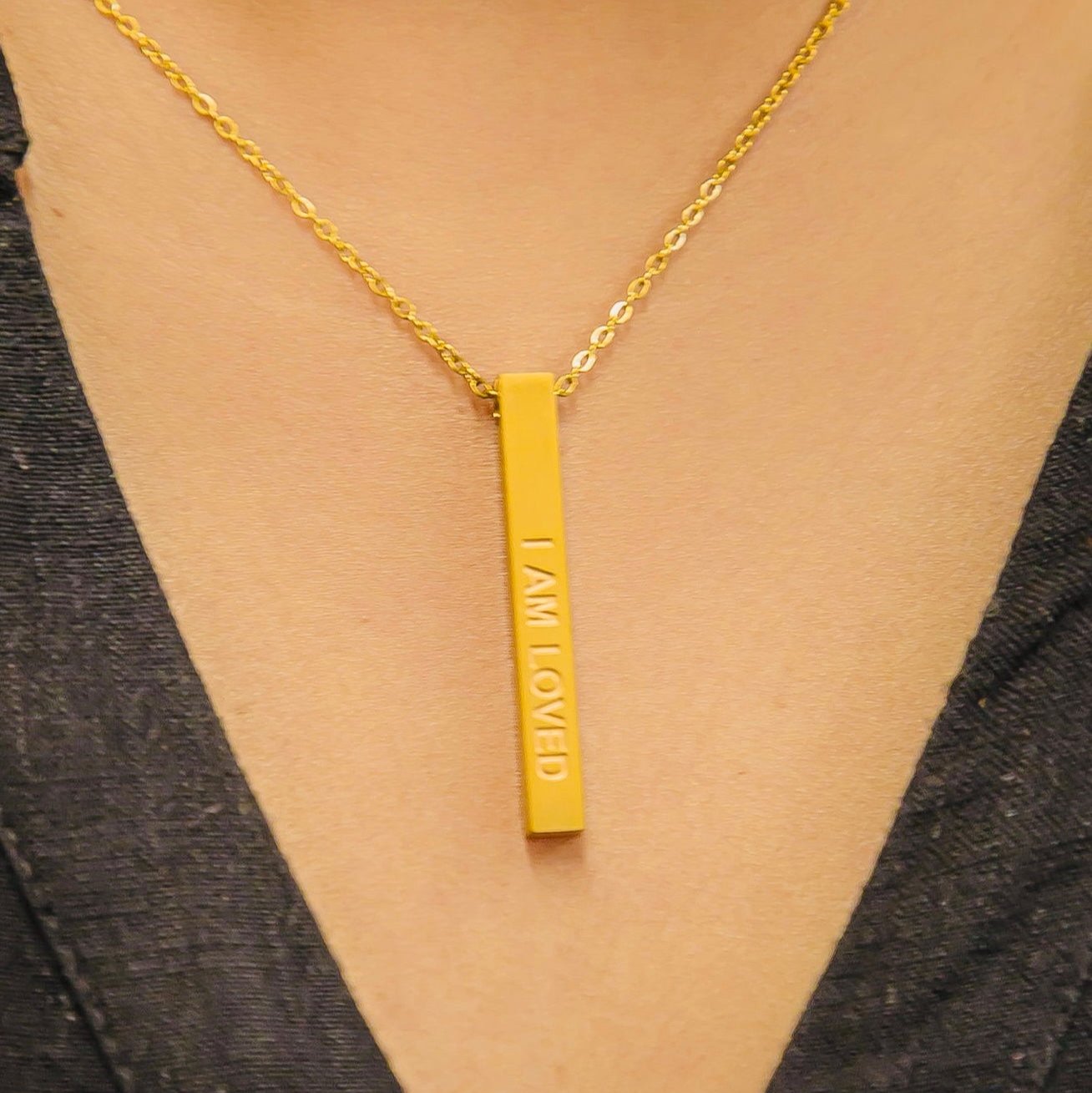 self affirmation necklace