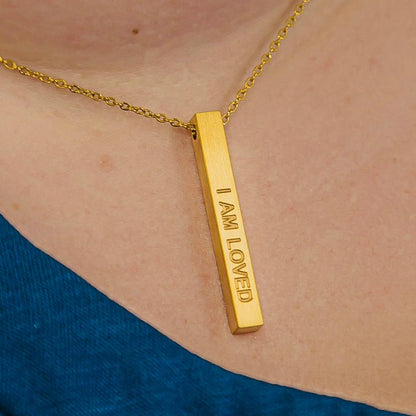 i am loved necklace