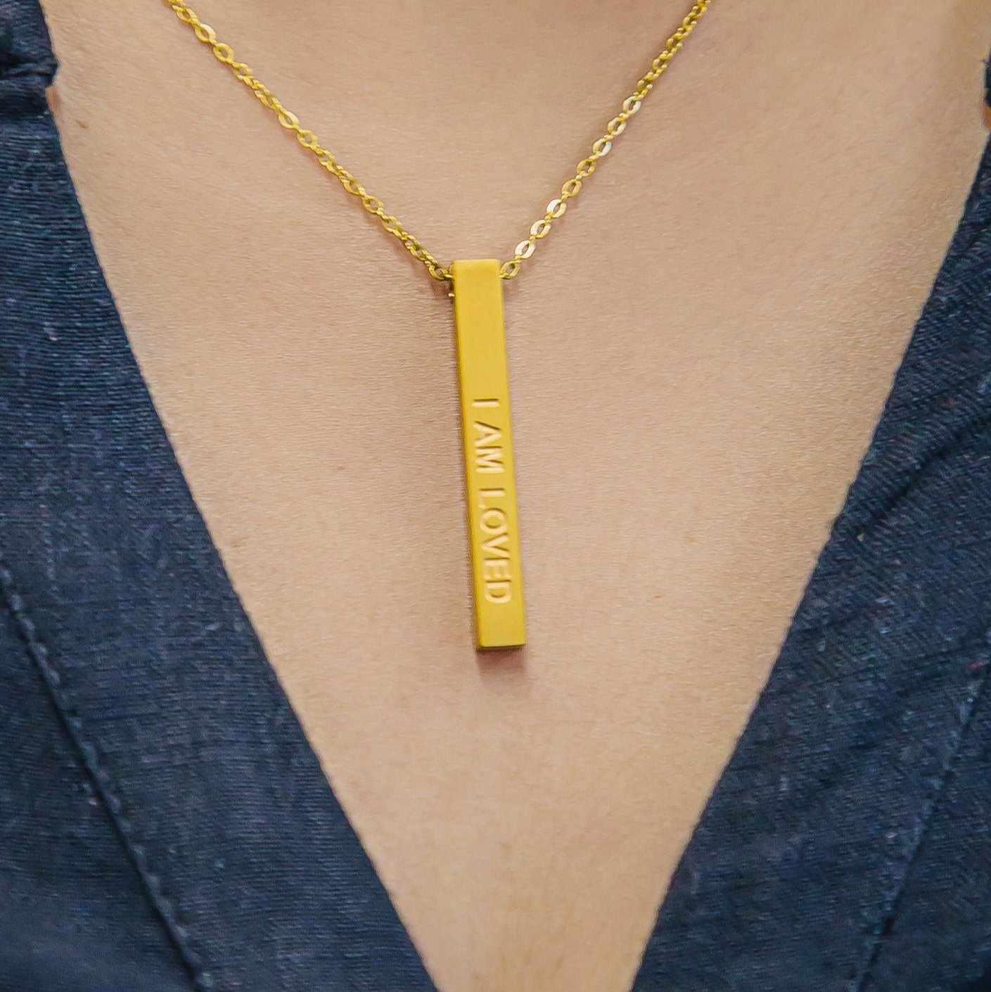 self affirmation necklace