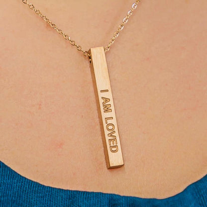 self affirmation necklace