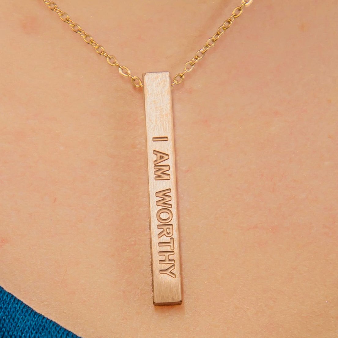 self affirmation necklaces